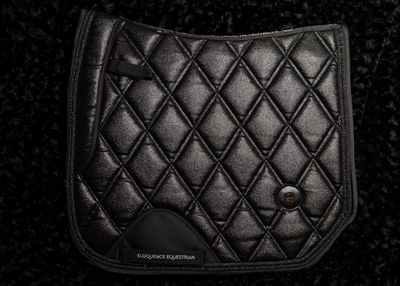 'The King' Black Stardust Jewel Saddle Pad