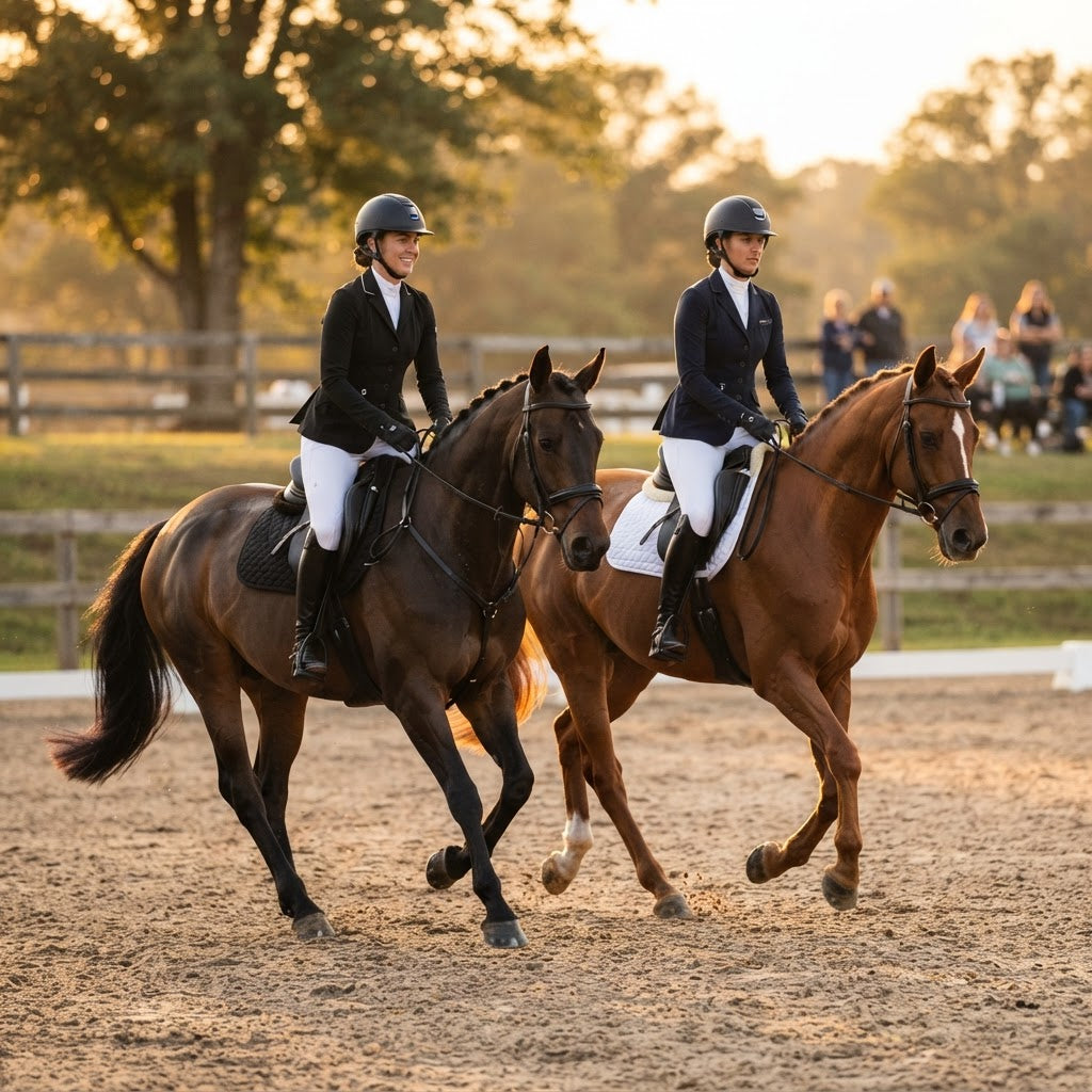 Horse Pilot vs For Horses brand comparison — French vs Italian equestrian apparel
