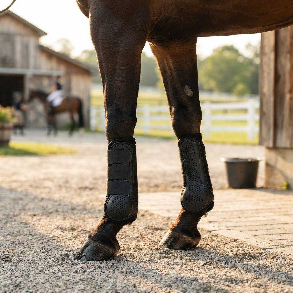 Majyk Equipe premium horse boots available at iRide EQ Australia