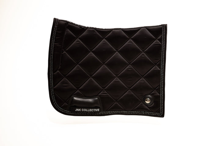 Saddle Pad-Black Crystal- Dressage