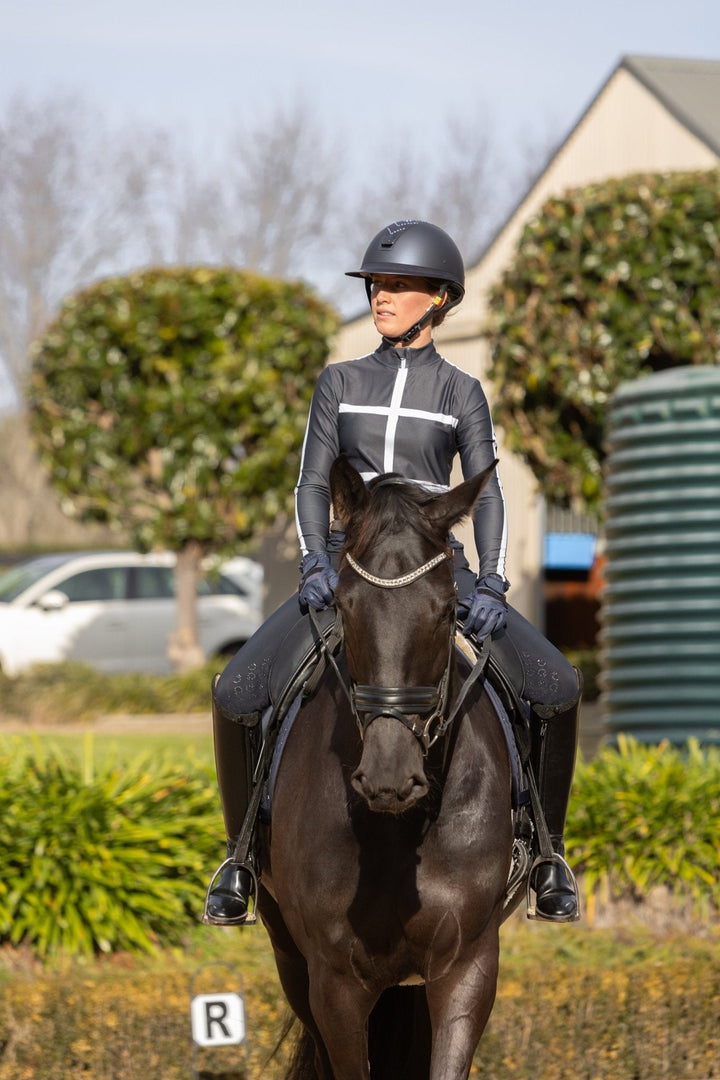 RideStraight CLASSIX Long-Sleeve Shirt – NAVY
