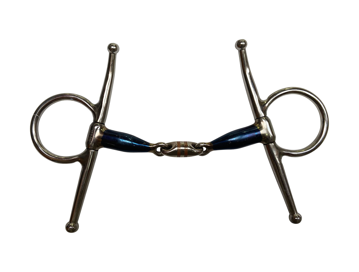 ProRider SS 3 Loose Ring Snaffle Bit - 6" Twisted Copper Wire Mouth For Horses