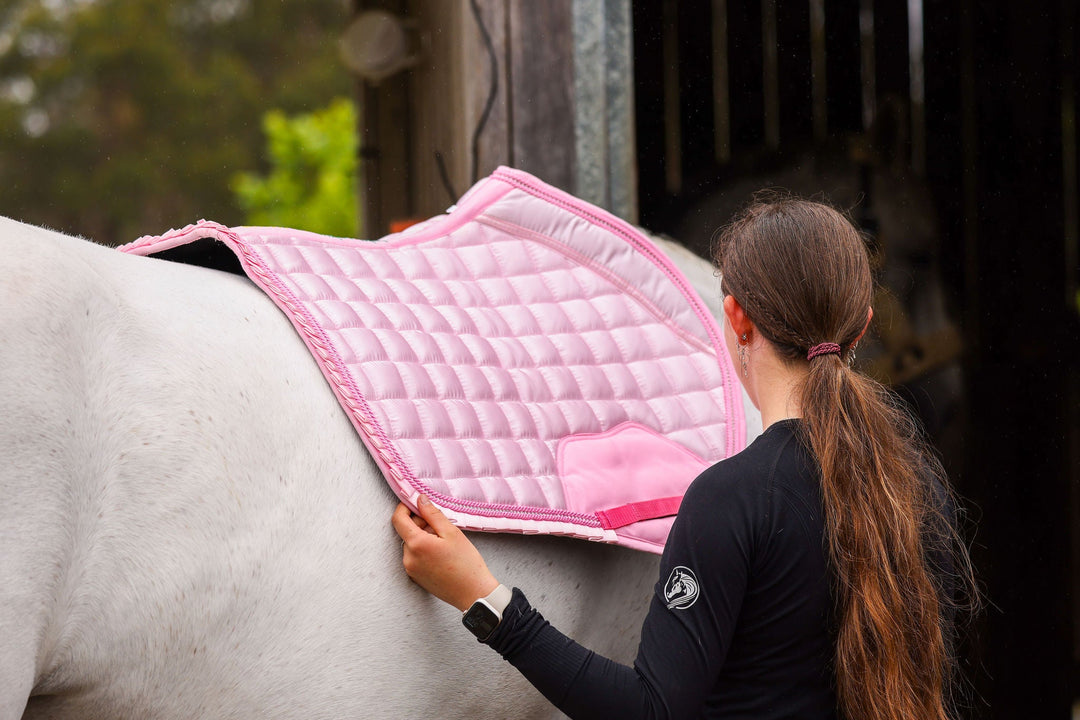 Ruffled Rose Deluxe Saddle Pad