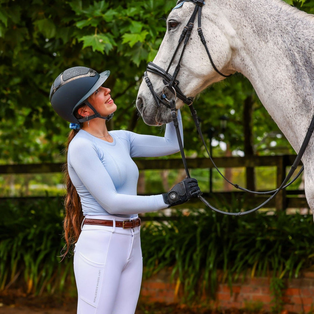 Baby Blue LS Seamless Performance Baselayer