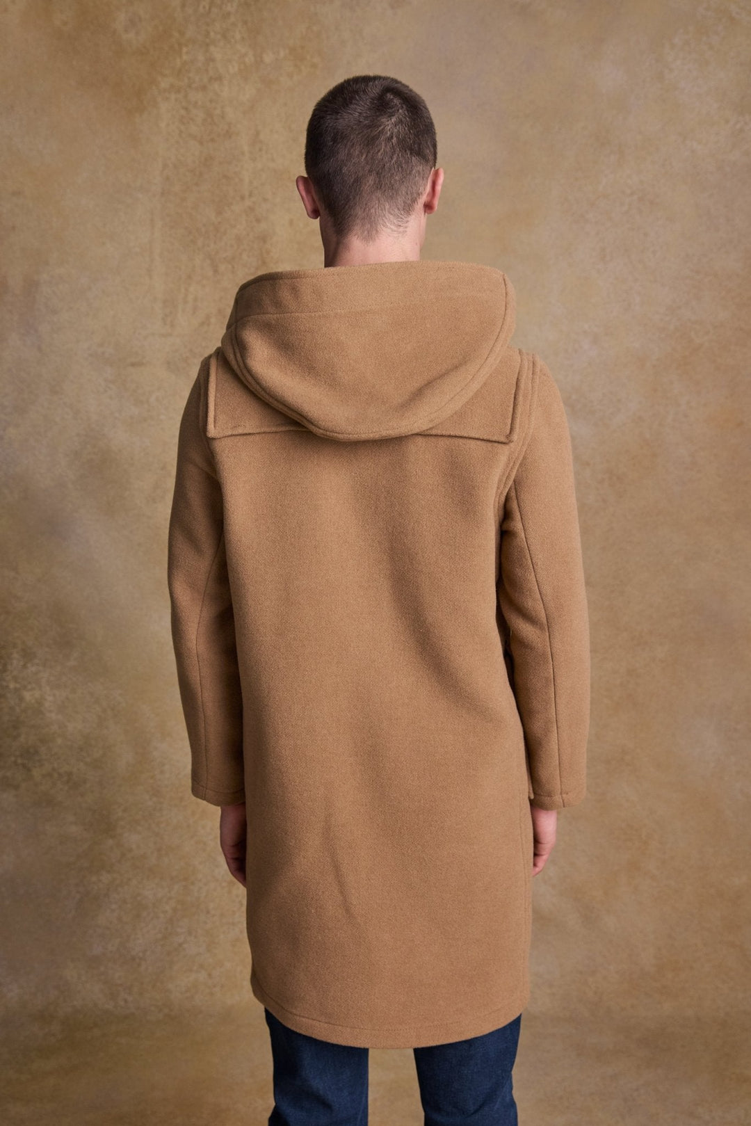 Jack Murphy Clothing - Alex Wool Duffle Coat - Camel - Tweed