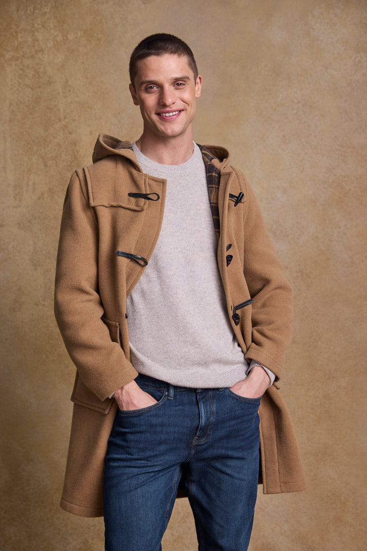 Alex Wool Duffle Coat - Camel