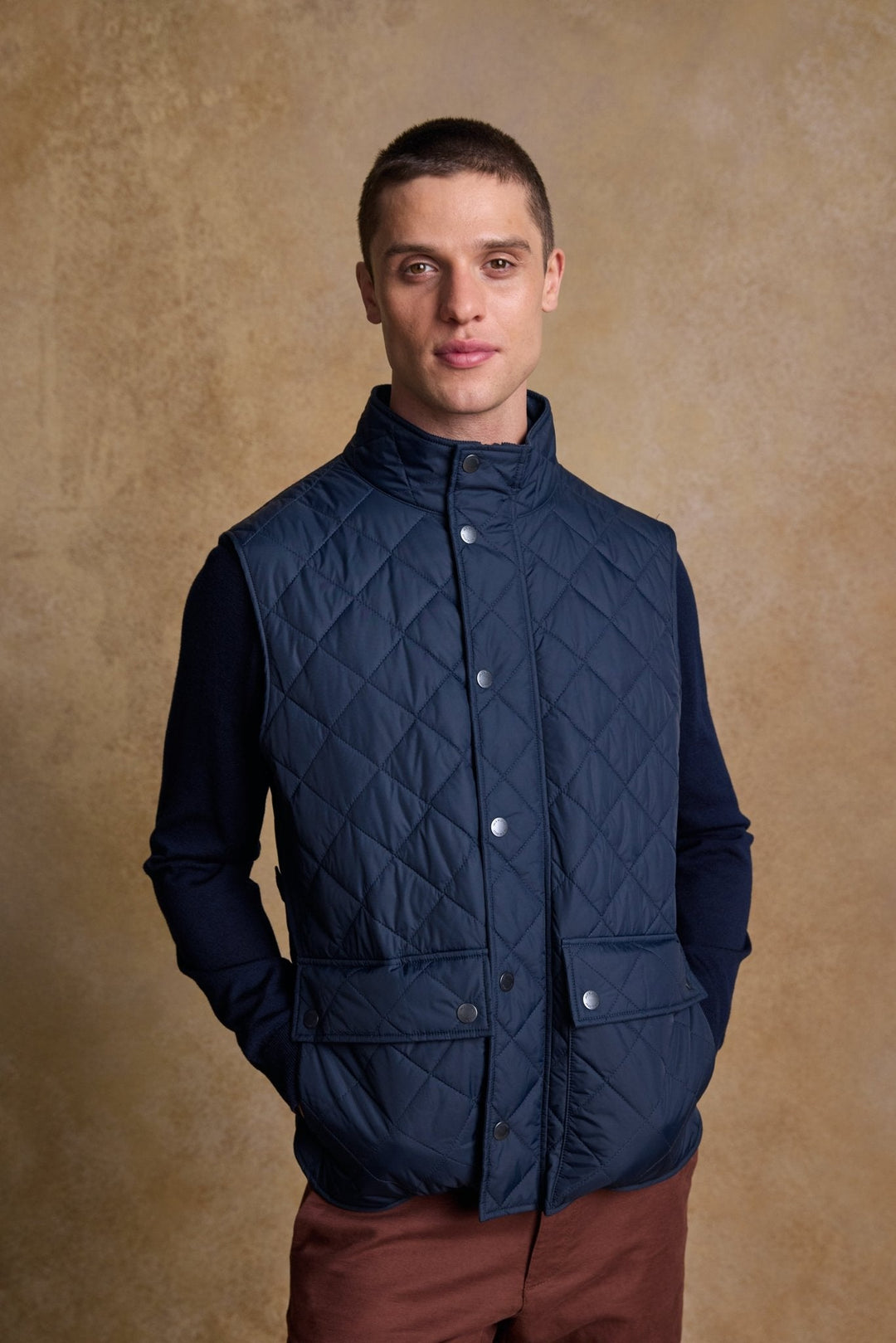 Jack Murphy Ireland - Conor Quilted Gilet - Navy - Quilts & Gilets