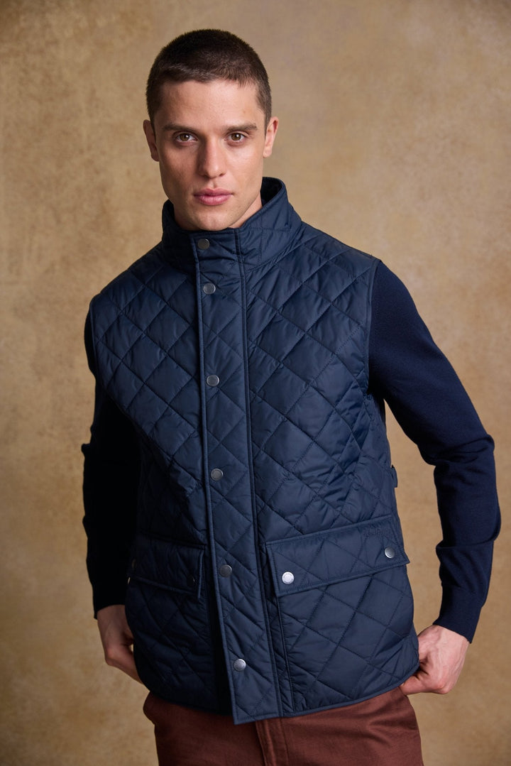 Jack Murphy Ireland - Conor Quilted Gilet - Navy - Quilts & Gilets