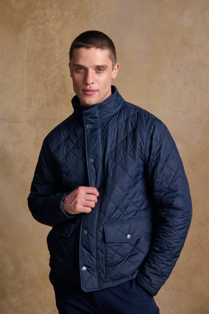 Jack Murphy Ireland - Ronan Quilted Jacket - Navy - Quilts & Gilets