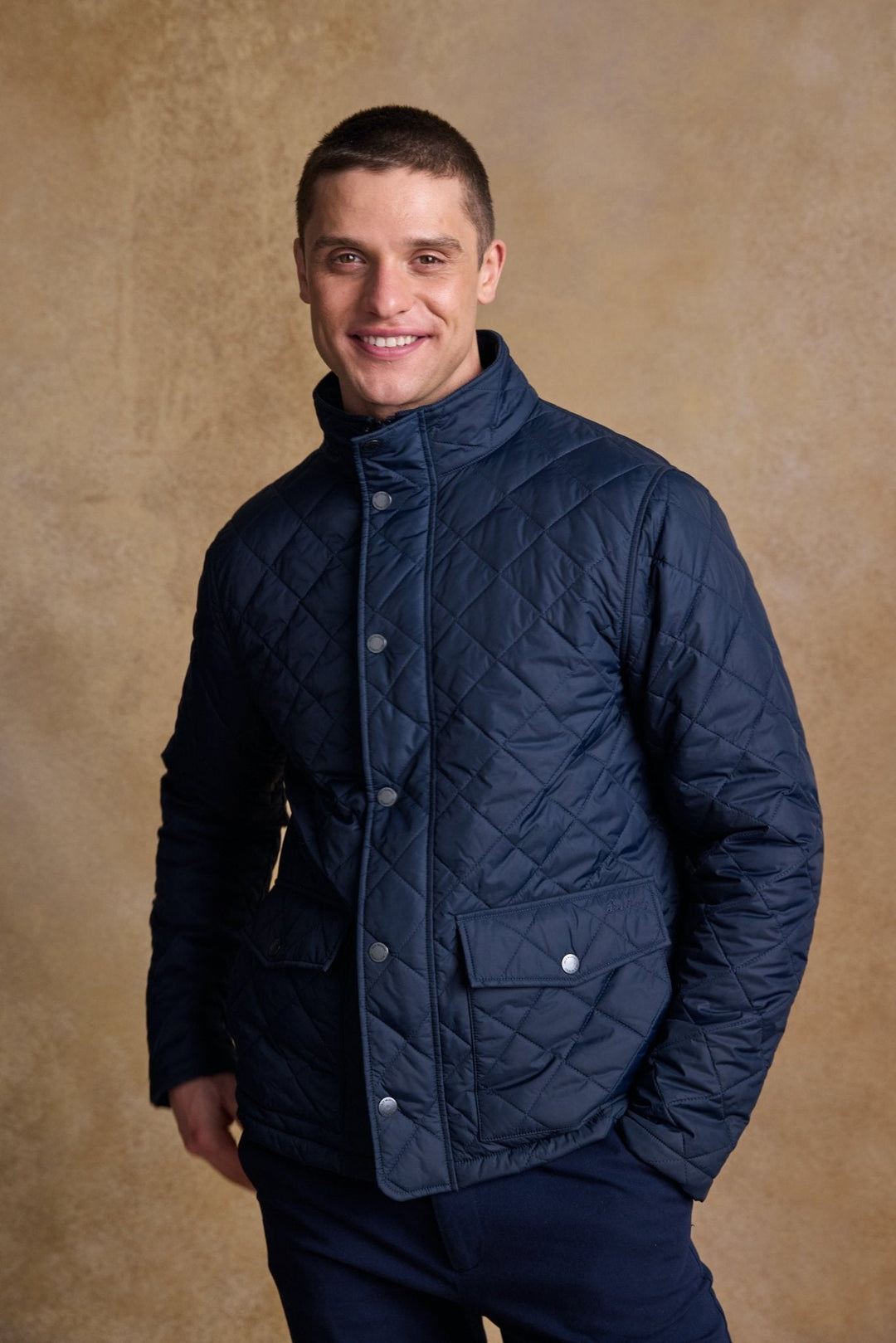 Jack Murphy Ireland - Ronan Quilted Jacket - Navy - Quilts & Gilets