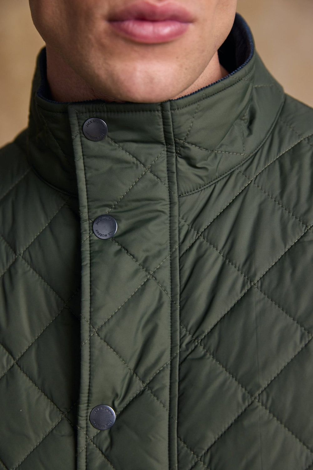 Jack Murphy Ireland - Conor Quilted Gilet - Olive - Quilts & Gilets