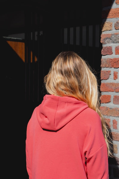 Hooded riding sweatshirt