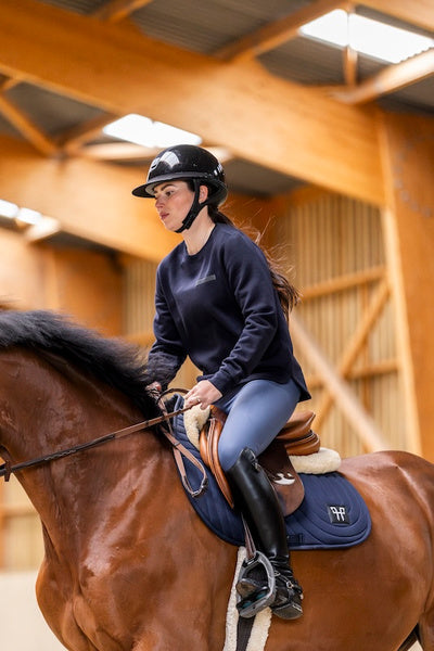 Merino wool riding sweatshirt