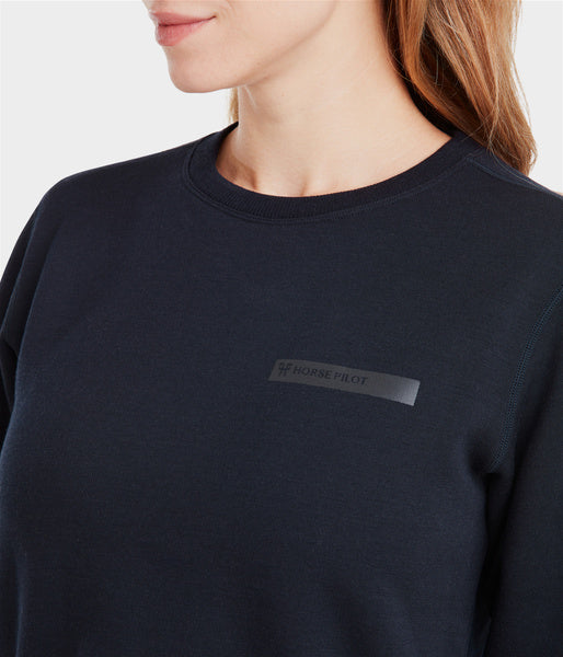 Merino wool riding sweatshirt