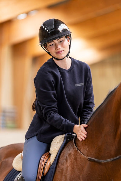 Merino wool riding sweatshirt