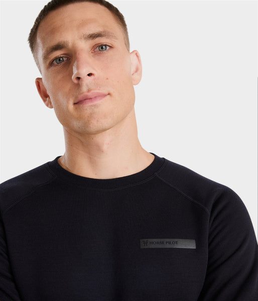 Merino wool riding sweatshirt