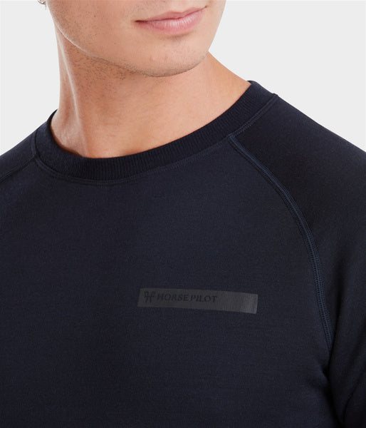 Merino wool riding sweatshirt