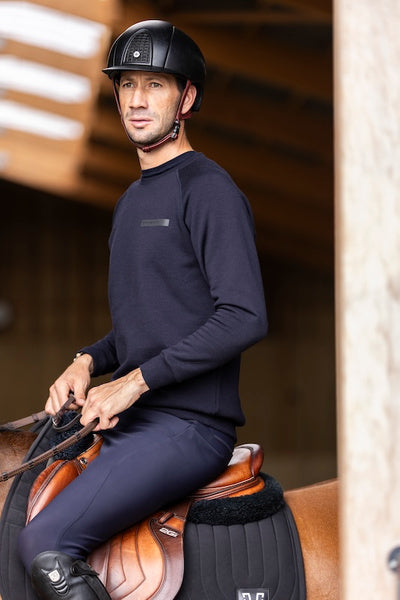 Merino wool riding sweatshirt