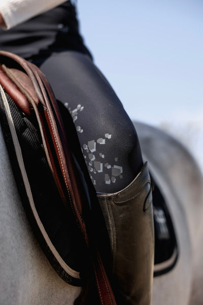 X-Perform white knee grip riding pants