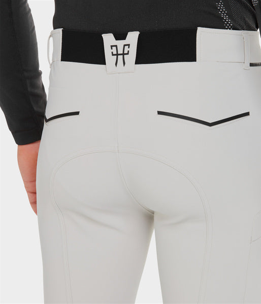 X-Perform white knee grip riding pants