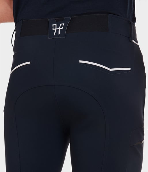 X-Perform white knee grip riding pants