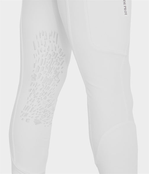 X-Perform white knee grip riding pants
