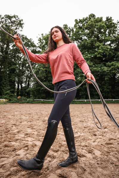 X-Balance 2.0 white knee grip riding trousers