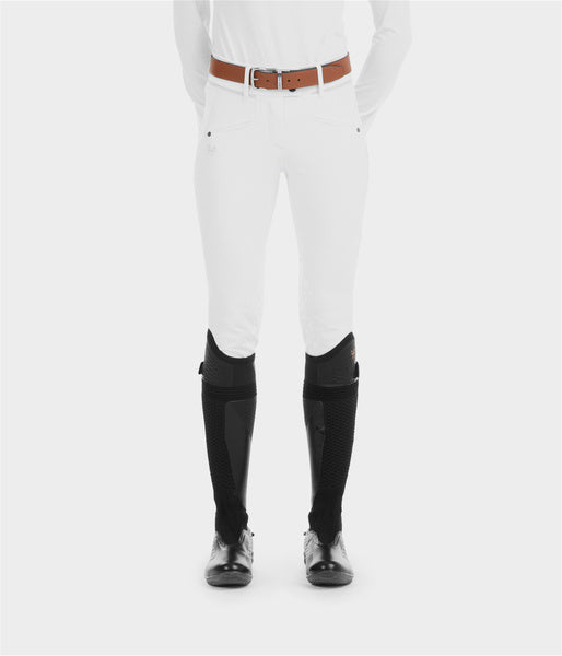X-Balance 2.0 white knee grip riding trousers