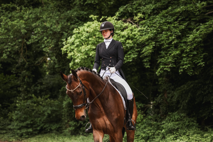 X-Balance 2.0 white knee grip riding trousers