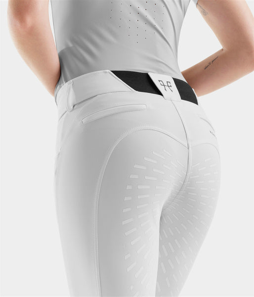 White full grip X-Grip dressage riding trousers