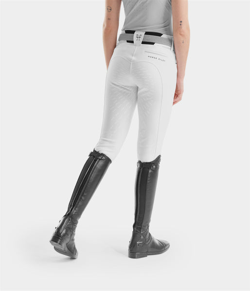 White full grip X-Grip dressage riding trousers