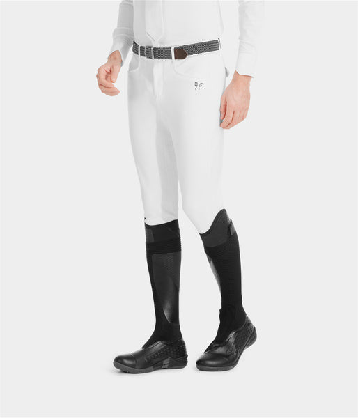 White full grip X-Grip dressage riding pants