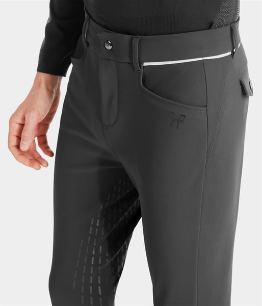 White full grip X-Grip dressage riding pants