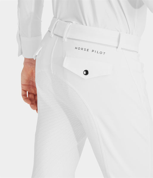 White full grip X-Grip dressage riding pants