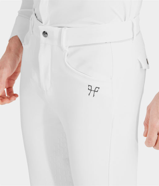 White full grip X-Grip dressage riding pants