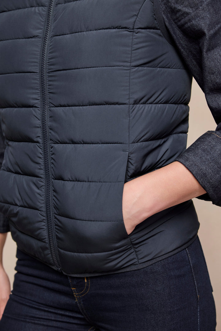 Leah Puffa Gilet - Navy