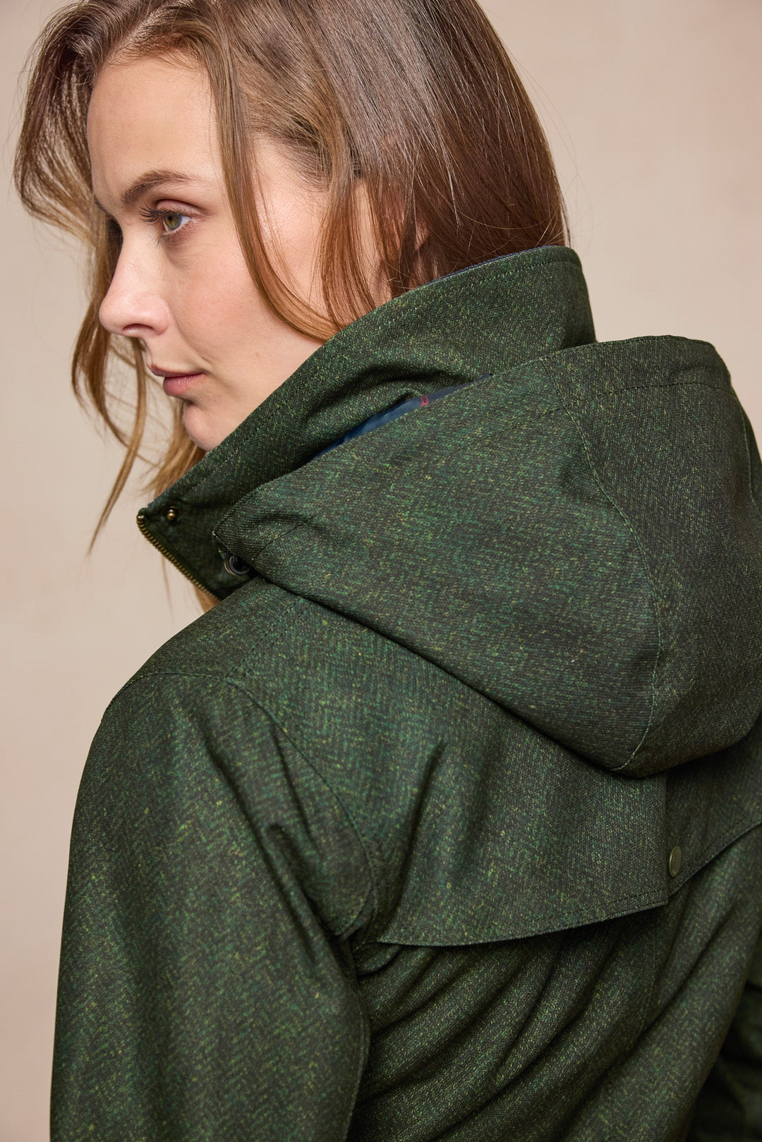Jack Murphy Clothing - Sophia Waterproof Jacket - Green Fields - Waterproof