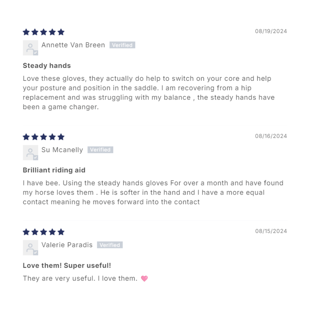 SteadyHands Riding Gloves - BROWN