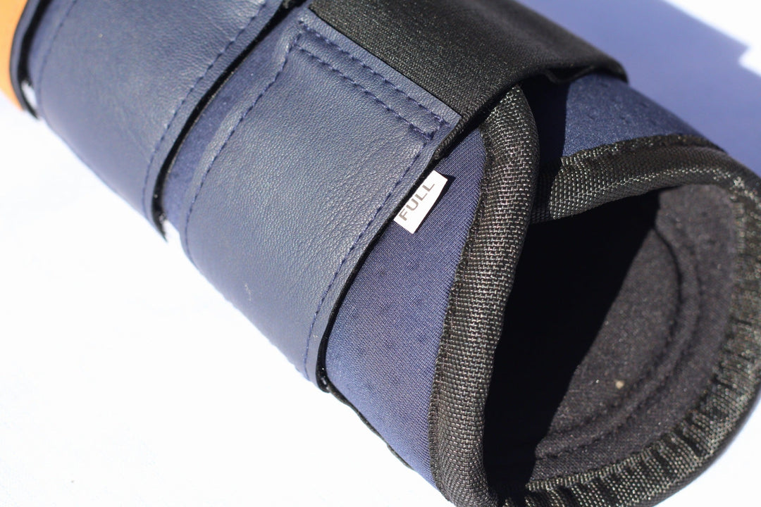 Navy Memory Foam Brushing Boots