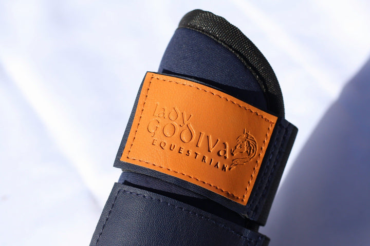 Navy Memory Foam Brushing Boots