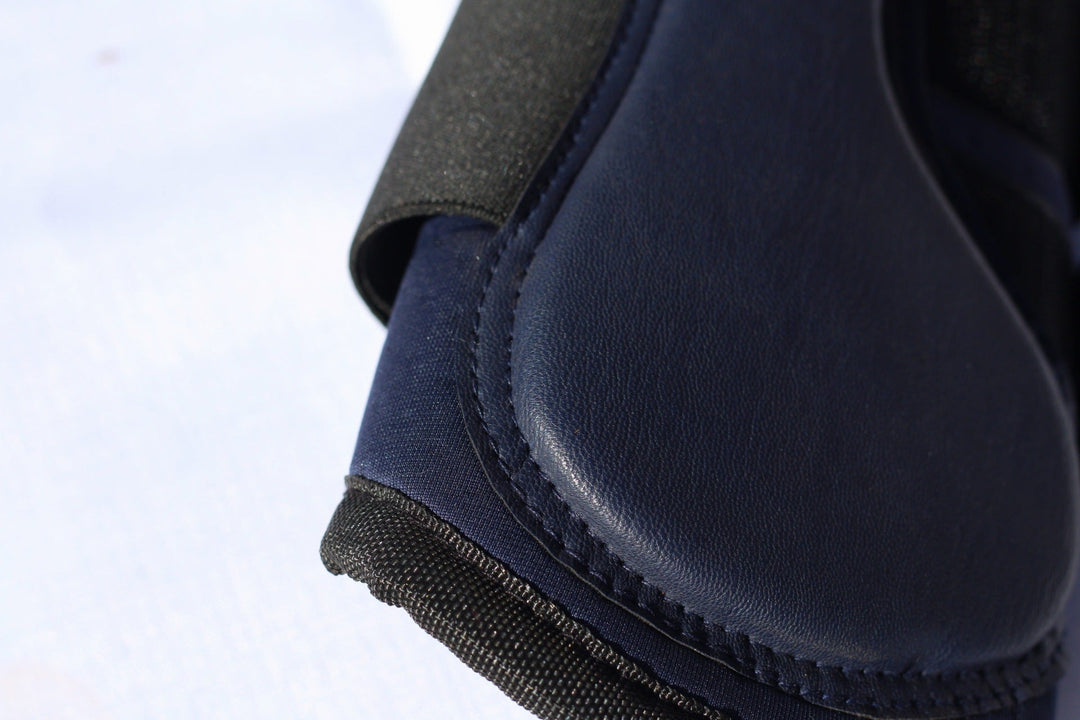 Navy Memory Foam Brushing Boots