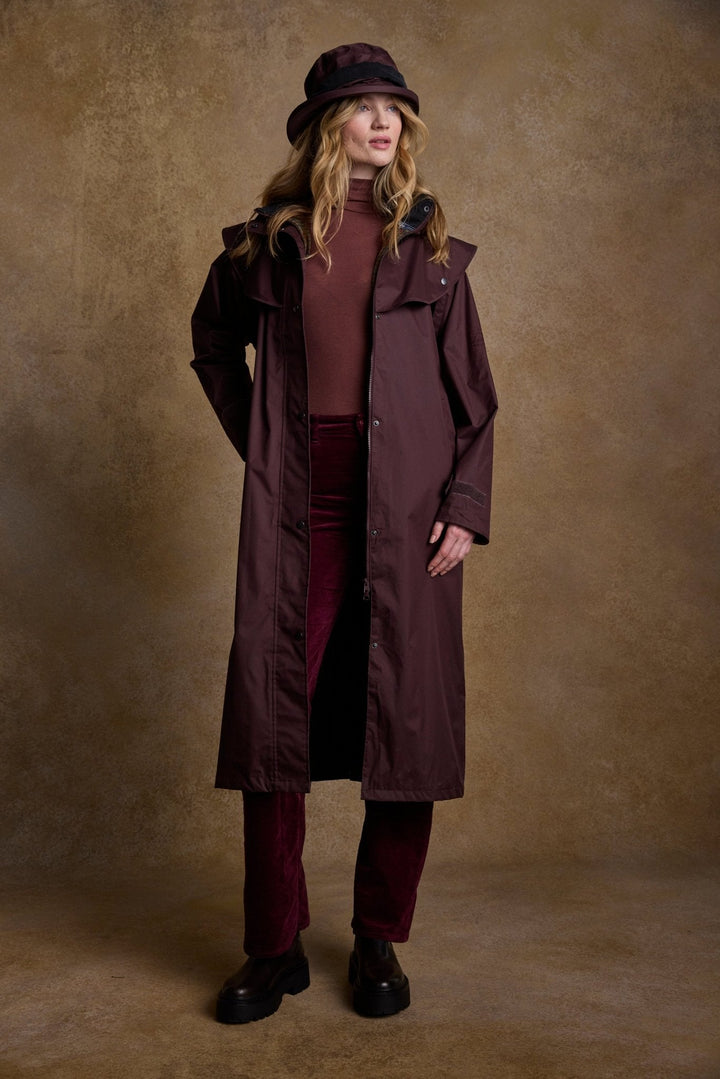 Jack Murphy Ireland - Malvern Waterproof Coat - Deep Claret - Waterproof