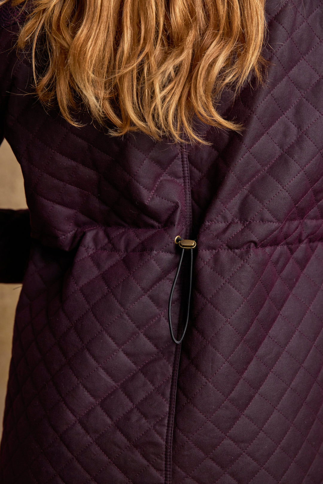 Jodie Wax Coat - Claret