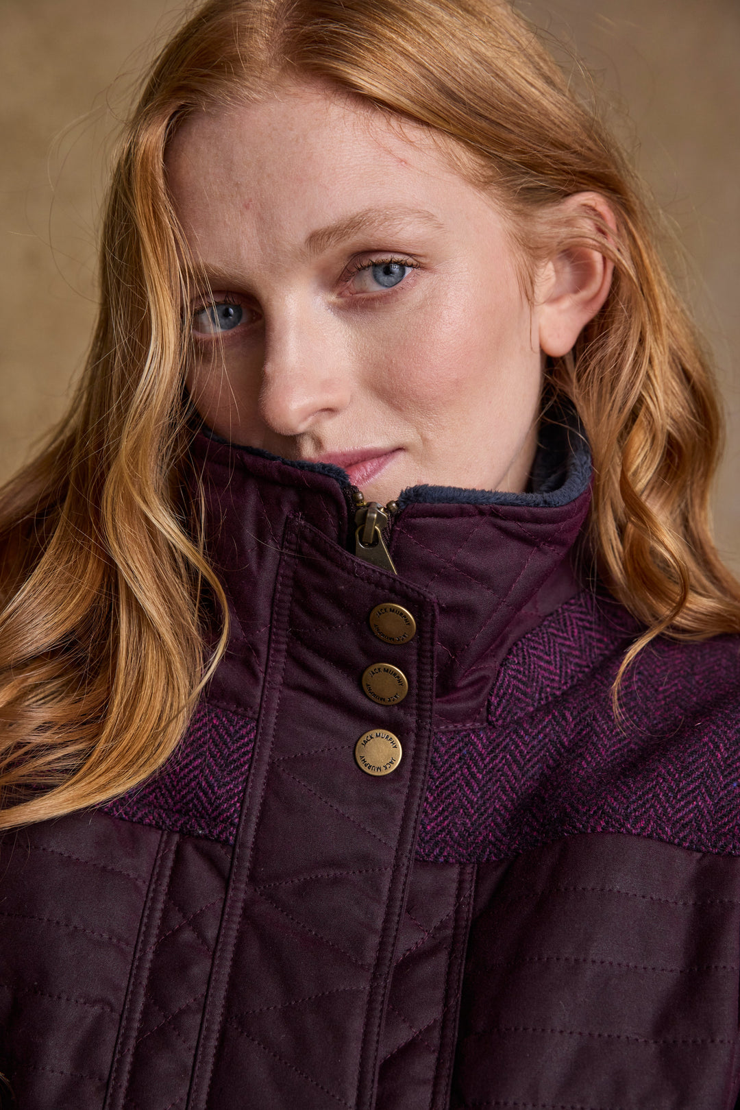Jodie Wax Coat - Claret