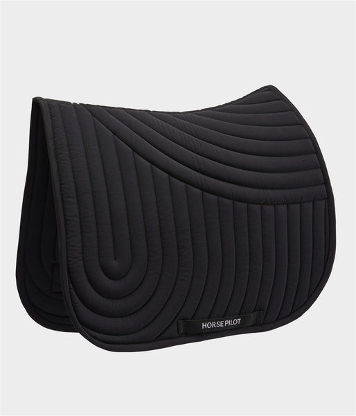 Ergonomic mixed saddle pad