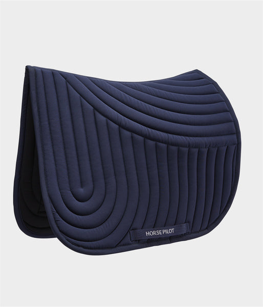 Ergonomic mixed saddle pad