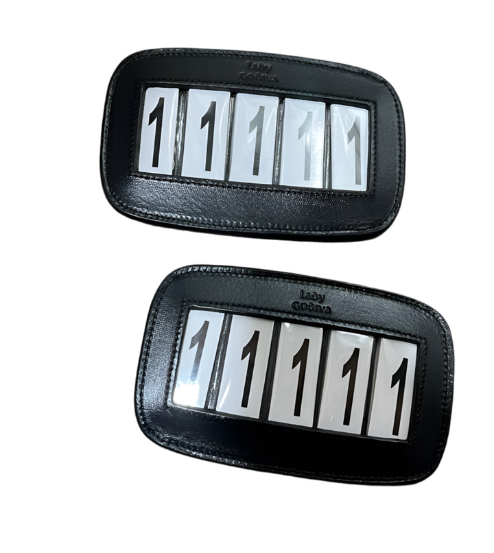 Leather Number Holder