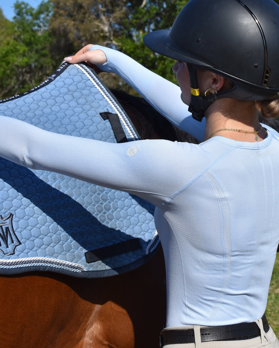VERA Seamless Long Sleeve | Powder Blue