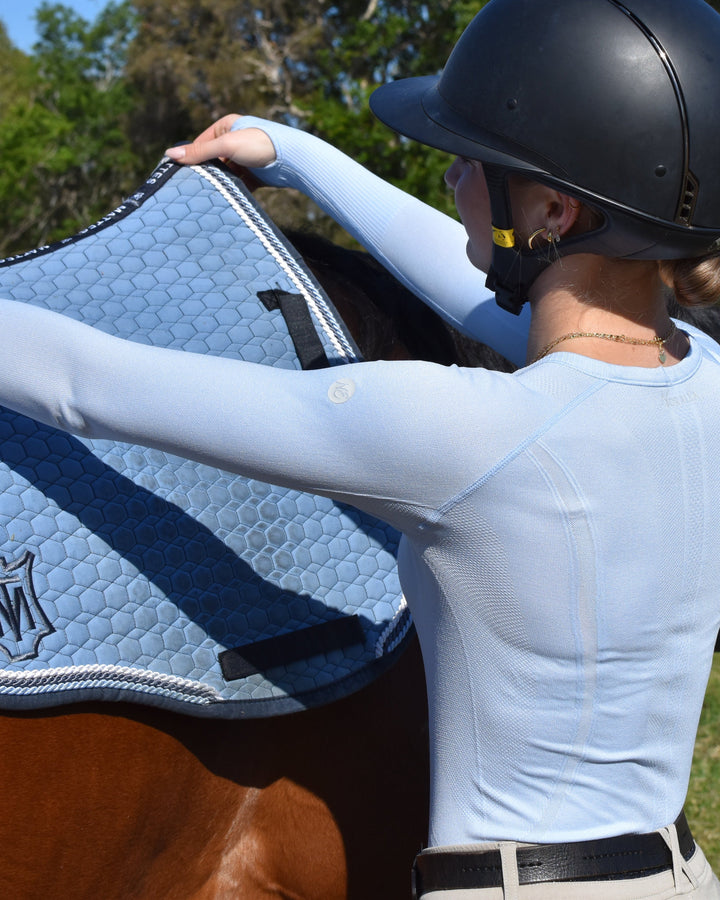 VERA Seamless Long Sleeve | Powder Blue