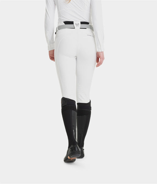 X-Design white second-skin riding trousers